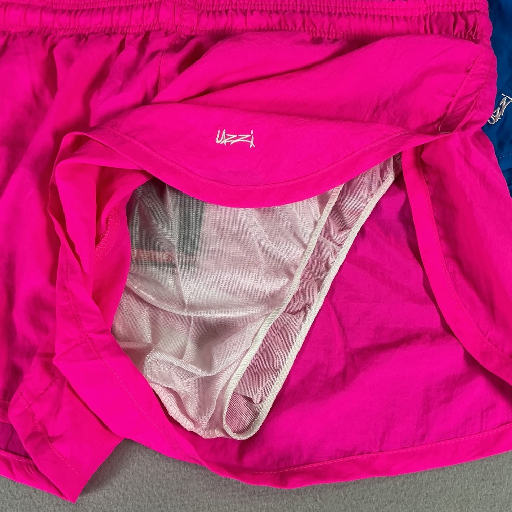 Uzzi Women's Swim Shorts XL Pink Blue Short Inseam Lined Beach 2 Pack NWT - Picture 6 of 15